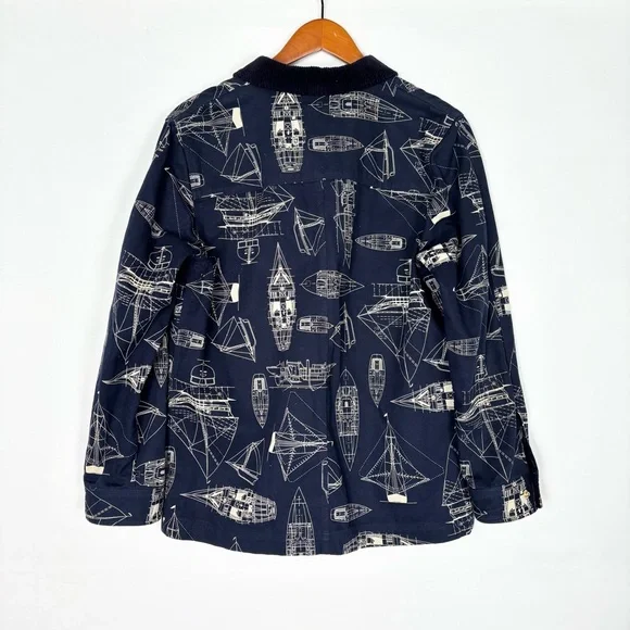 Ralph Lauren US Marine 1967 Division Boats Canvas Jacket Size M Navy Blue - Picture 3 of 6